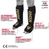 RDX Protector Gel Canillera -Peso Liviano MMA - Negro XL - Imagen 2