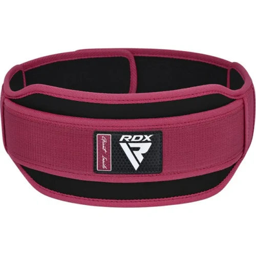 RDX Cinturón Levantamiento De Peso RX5 - Rosa -Talla M - Imagen 3