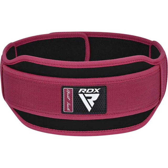 RDX Cinturón Levantamiento De Peso RX5 - Rosa -Talla S - Imagen 3