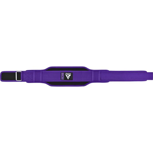 RDX Cinturón Levantamiento De Peso RX5 - Morado -Talla XS - Imagen 6
