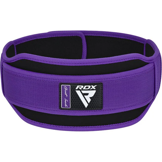 RDX Cinturón Levantamiento De Peso RX5 - Morado -Talla XS
