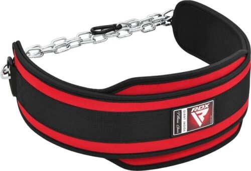 Cinturón de inmersión para entrenamiento con pesas RDX T7 con cadena - Imagen 4