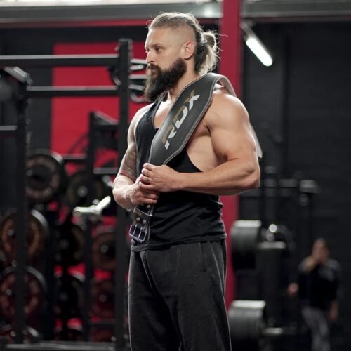 Cinturón de inmersión para entrenamiento con pesas RDX T7 con cadena - Imagen 7