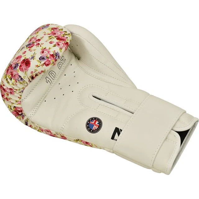RDX Gauntes de Boxeo FL6 Floral Blanco 10oz - Imagen 3